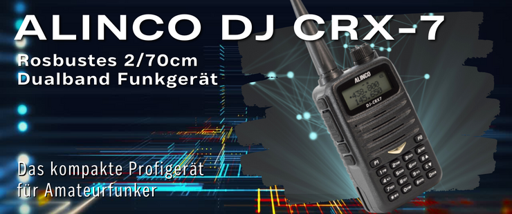 ALINCO DJ-CRX-7 Handfunkgerät VHF-UHF