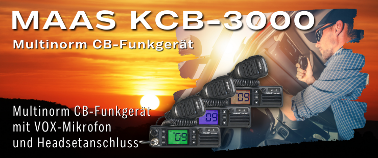 KCB-3000 Multinorm CB-Funkgerät